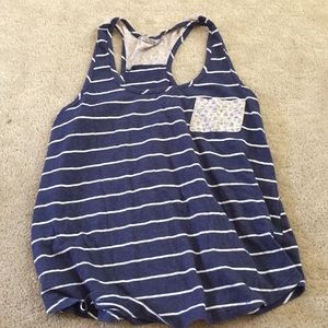 Striped Racerback Tank